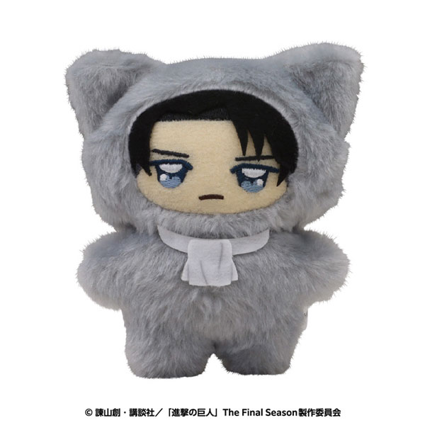 Ensky TV Anime "Attack on Titan" Chimikemo Mascot 3. Levi รูปภาพ 1