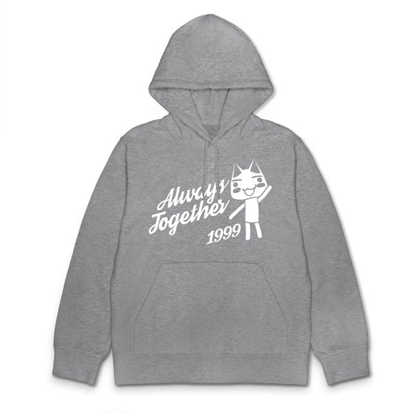 Dokodemo Issho Toro Always Together Pullover Hoodie /MIX GRAY-L