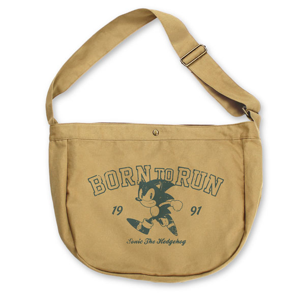 COSPA Sonic the Hedgehog Classic Sonic Newspaper Bag /SAND KHAKI รูปภาพ 1
