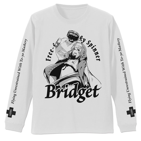COSPA GUILTY GEAR -STRIVE- Bridget Ribbed Long Sleeve T-shirt /WHITE-XL รูปภาพ 1
