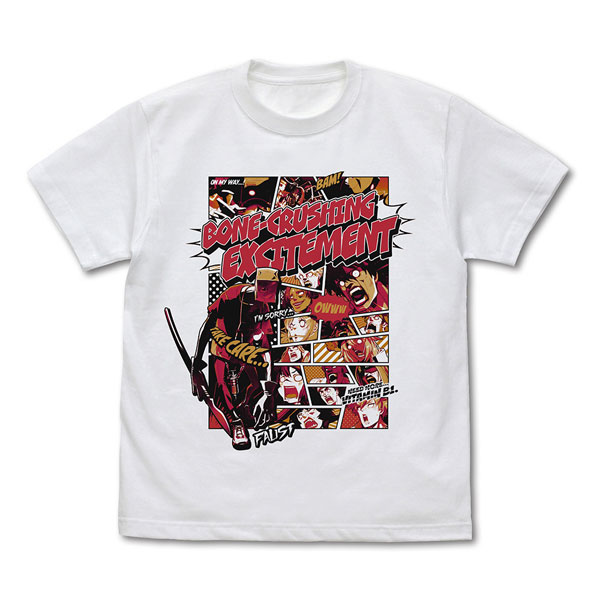 COSPA GUILTY GEAR -STRIVE- Faust "Bone-crushing Excitement" T-shirt /WHITE-L รูปภาพ 1