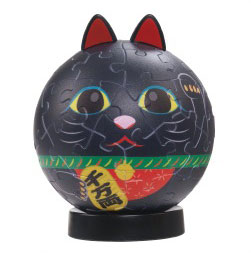 ﾔﾉﾏﾝ2003-528ﾊﾟｽﾞころりん招き猫黒