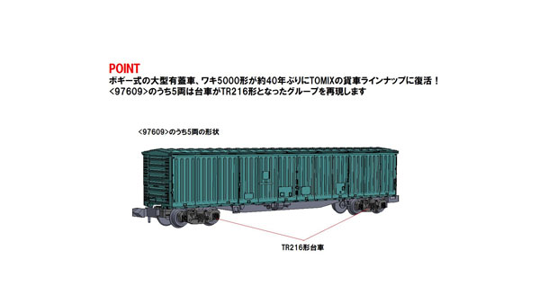 AmiAmi [Character & Hobby Shop] | 97609 JR WaKi Class 5000 Freight