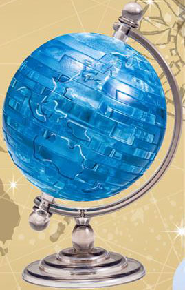 ｸﾘｽﾀﾙﾊﾟｽﾞﾙ 地球儀