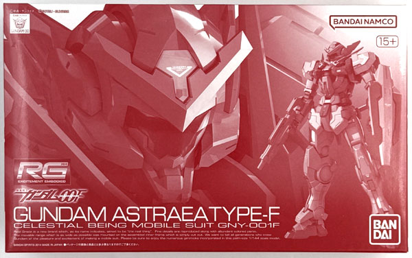 BANDAI SPIRITS RG 1/144 Gundam Astraea Type-F Plastic Model (Hobby Online Shop Exclusive) รูปภาพ 1
