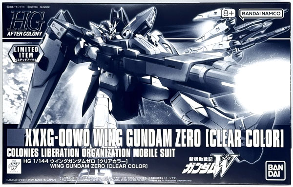 BANDAI SPIRITS HG 1/144 Wing Gundam Zero [Clear Color] Plastic Model (Event Exclusive)
