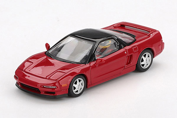 MINI GT 1/64 Honda NS-X Prototype Mid-Ship Sports 1989 w/Ayrton Senna Figure (Left-hand Steering) รูปภาพ 1