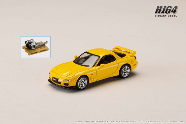 AmiAmi [Character & Hobby Shop] | 1/64 Mazda RX-7 (FD3S) TYPE R