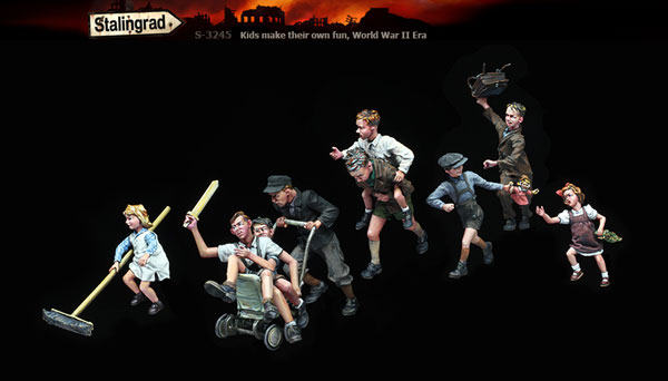 AmiAmi [Character & Hobby Shop] | 1/35 WWII Regular Children