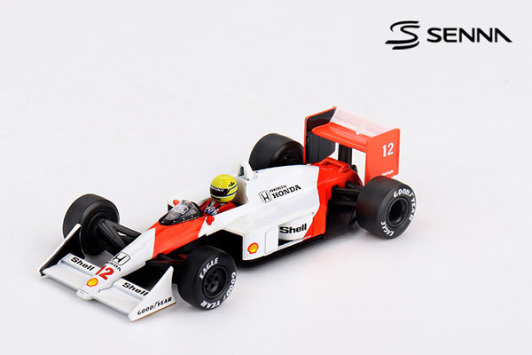MINI GT 1/64 McLaren MP4/4 Japan Grand Prix 1988 Winning Car #12 Ayrton Senna