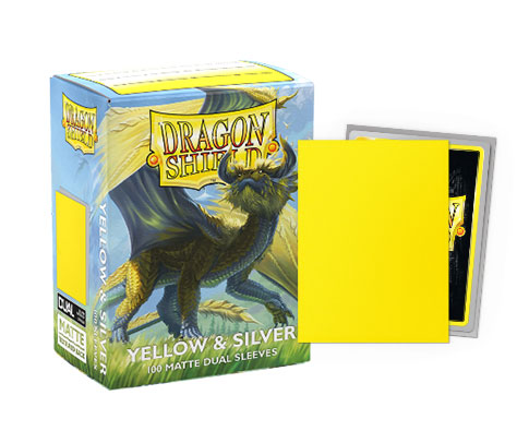 AT-15071 ｽﾀﾝﾀﾞｰﾄﾞｻｲｽﾞ Matte Dual Yellow & Silver(100枚入り)