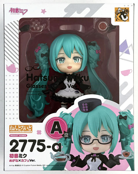 (Pre-owned ITEM:A/BOX:B)Good Smile Kuji Hatsune Miku 2025 Autumn A Prize - Nendoroid Hatsune Miku Glasses x Cafe Ver. (Game-prize)(Released)