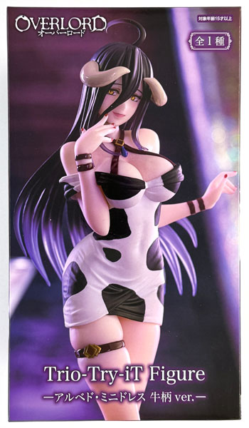 Overlord Trio-Try-iT Figure -Albedo Mini Dress Cow Pattern ver.- (Game-prize)
