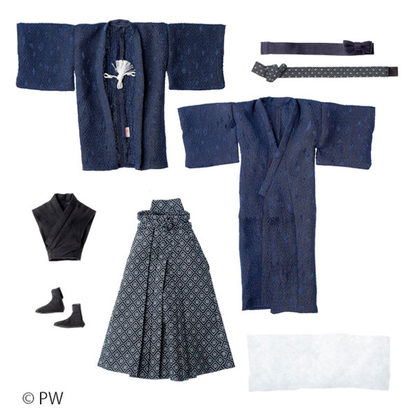AmiAmi [Character & Hobby Shop] | Eight Haori and Hakama Set Blue