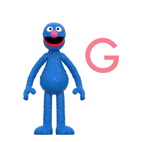 Re Action 3.75 Inch Action Figure "Sesame Street" Series 5 Grover