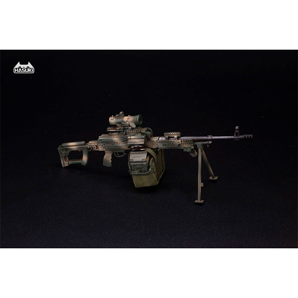 HASUKI WM-05C Regular Machine Gun Set Jungle Camouflage 1/12 Action Figure Complete Model Option Part hình ảnh 1
