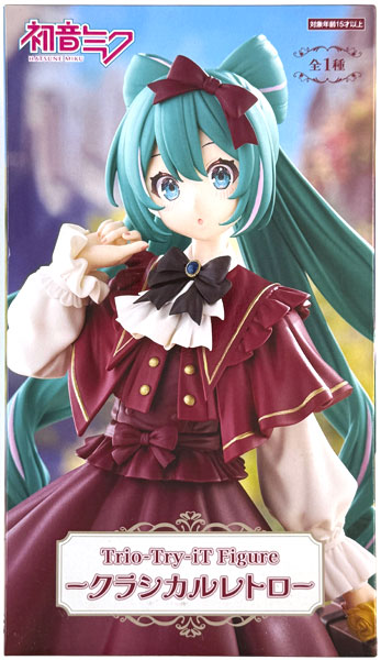 Hatsune Miku Trio-Try-iT Figure -Classical Retro- (Game-prize)