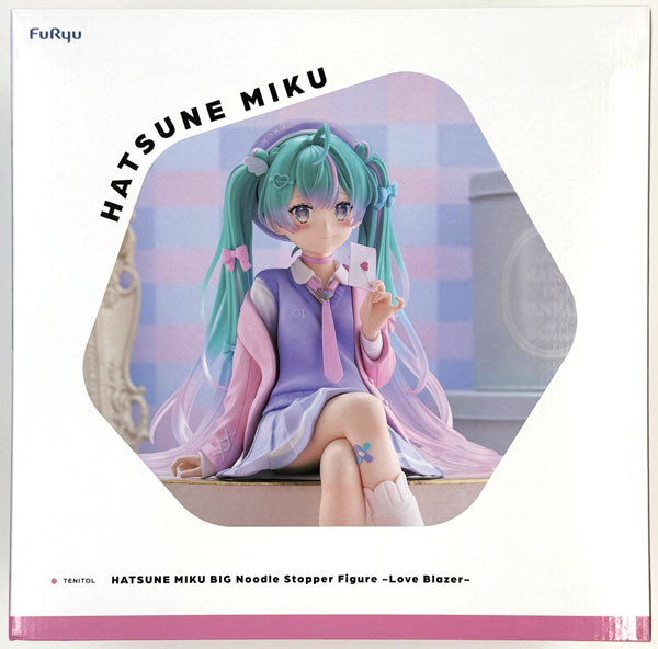 TENITOL BIG Noodle Stopper Figure Hatsune Miku Koi Suru Blazer ver. w/Acrylic Base (FURYU HOBBY MALL Exclusive)