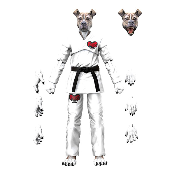 ZOO JITSU FIGHTERS PISTON Pit Bull - White Dougi รูปภาพ 1