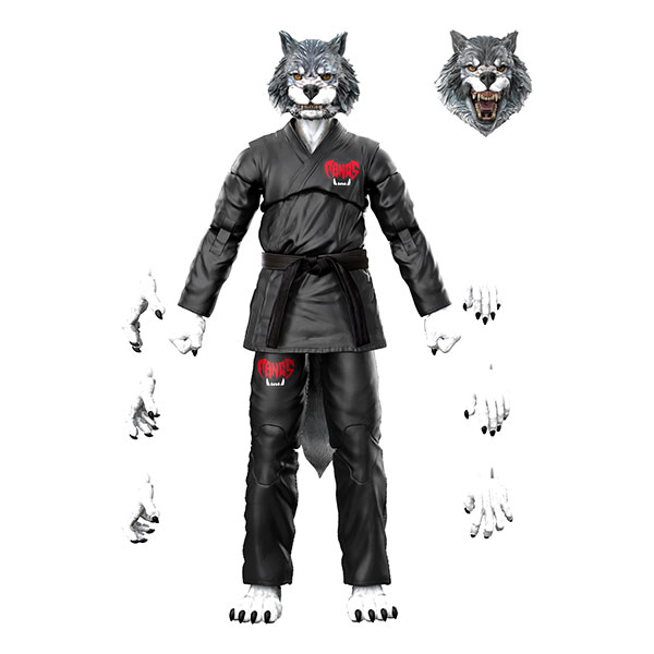 ZOO JITSU FIGHTERS WHISTLER Wolf - Black Dougi รูปภาพ 1