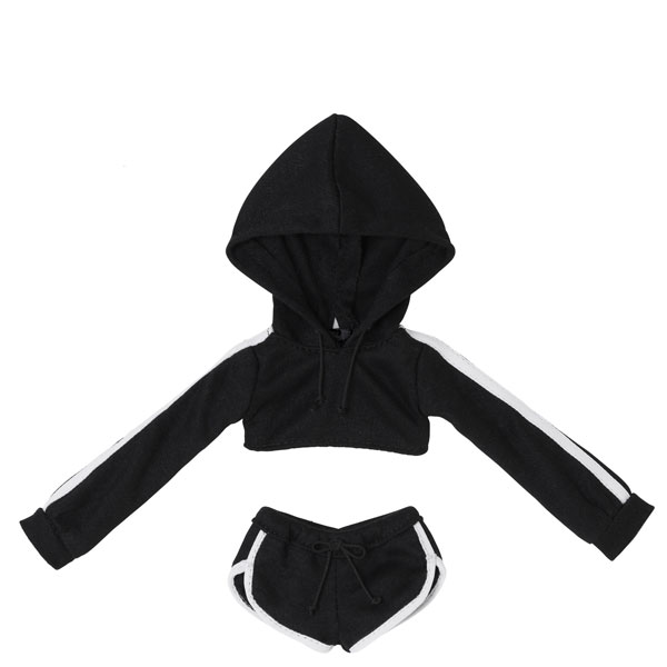 AmiAmi [Character & Hobby Shop] | 1/6 Q'z Sporty Hoodie set Black