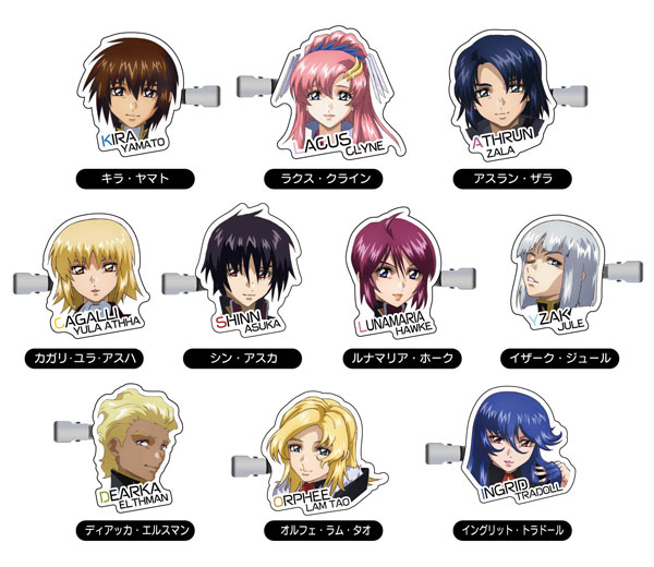 AmiAmi [Character & Hobby Shop] | Collection Hair Clip Mobile Suit