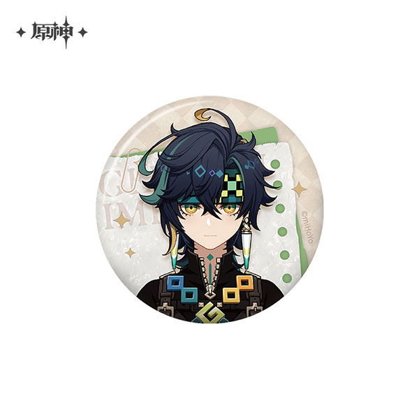 miHoYo Genshin Impact Shi Guang Ying Xia Series Tin Badge Kinich hình ảnh 1