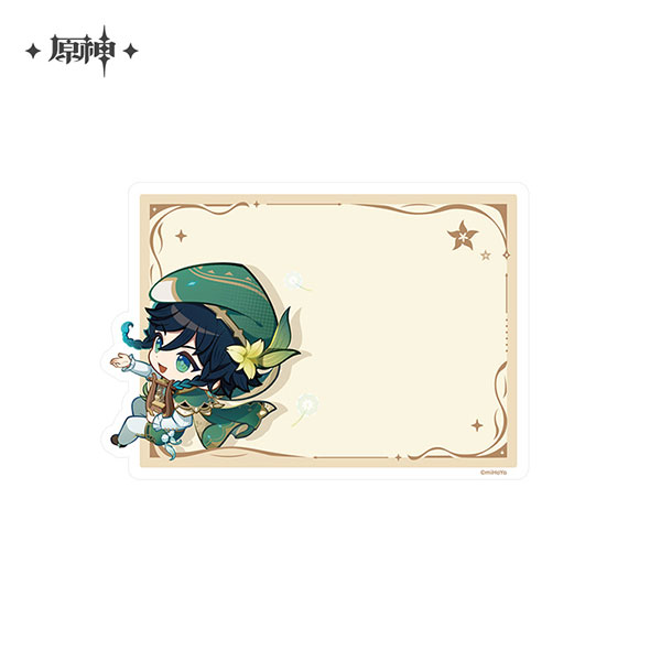 miHoYo Genshin Impact Teyvat Exhibit Series Chibi Magnet Venti hình ảnh 1