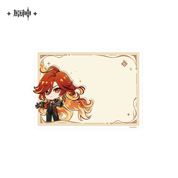 miHoYo Genshin Impact Teyvat Exhibit Series Chibi Magnet Mavuika image 1