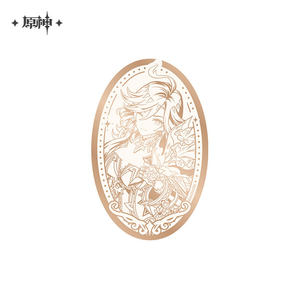 miHoYo Genshin Impact 5th Anniversary Series Mirror Tin Badge Mavuika รูปภาพ 1