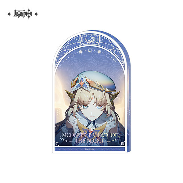 miHoYo Genshin Impact "Moonlit Ballad of the Night" Series Thick Acrylic Block Nicole Reeyn รูปภาพ 1