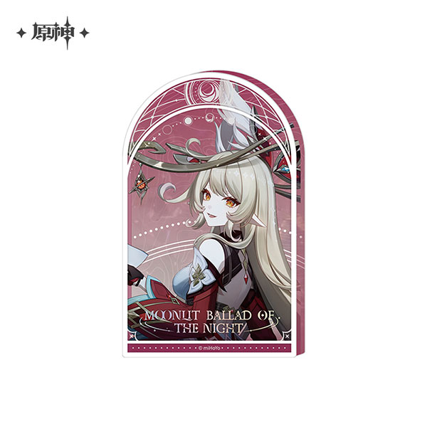 miHoYo Genshin Impact "Moonlit Ballad of the Night" Series Thick Acrylic Block Alice hình ảnh 1