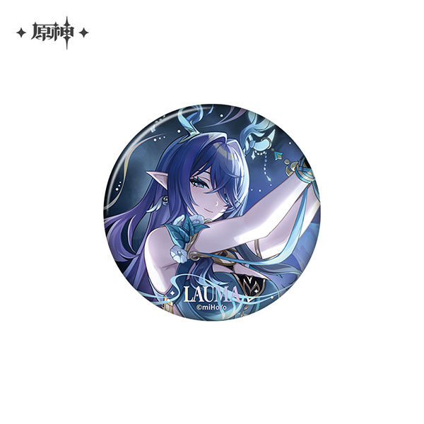 miHoYo Genshin Impact Song of the Welkin Moon Series Tin Badge Lauma A Type รูปภาพ 1