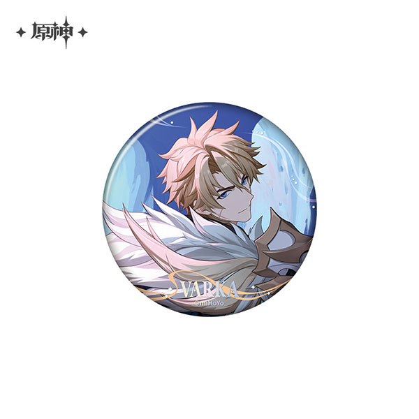 miHoYo Genshin Impact Song of the Welkin Moon Series Tin Badge Varka รูปภาพ 1
