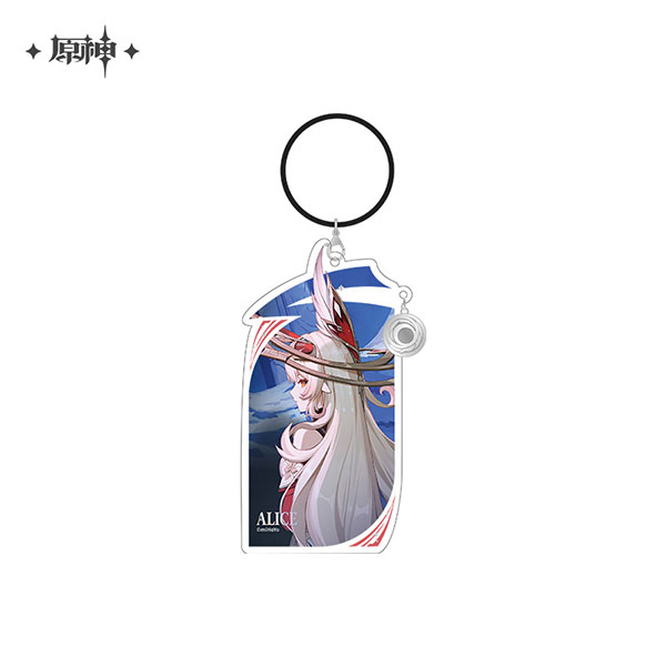 miHoYo Genshin Impact Song of the Welkin Moon Series Acrylic Strap Alice รูปภาพ 1