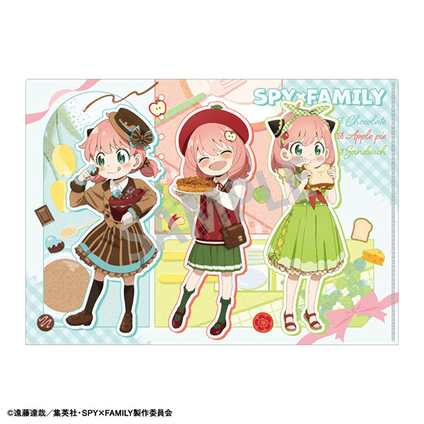 Spy x Family A4 Single Clear File B Food