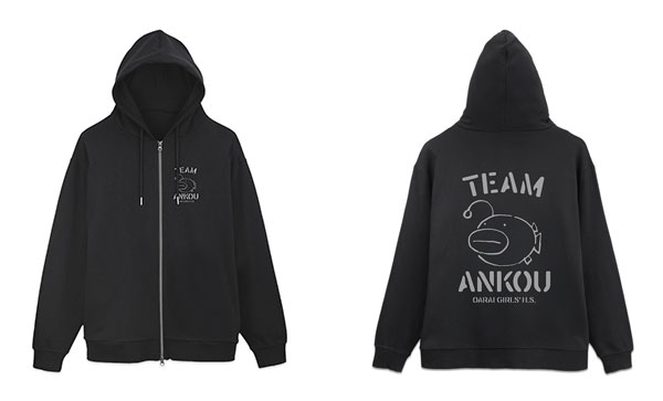 COSPA Girls und Panzer das Finale Ankou Team Zip Hoodie Ver.3.0 /BLACK-L รูปภาพ 1