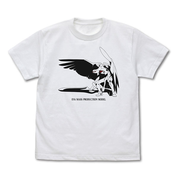 EVANGELION "Neon Genesis Evangelion Movie" Mass Production EVA T-shirt /WHITE-L