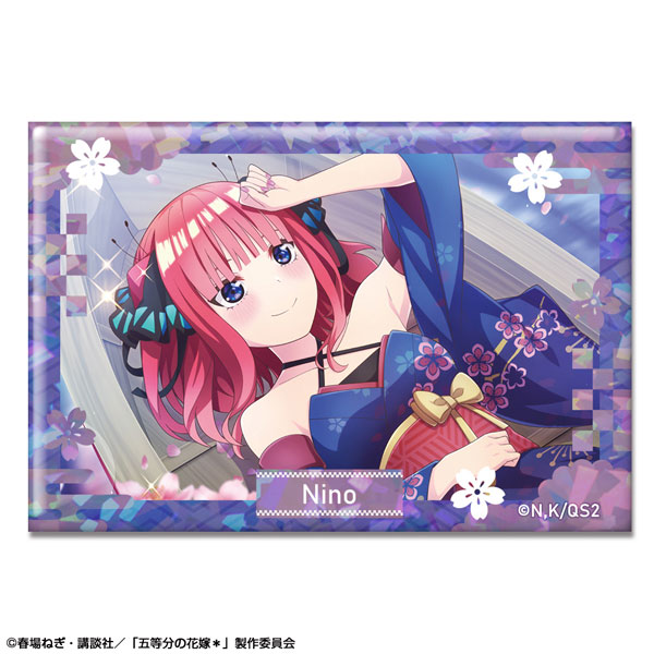 License Agent The Quintessential Quintuplets * Hologram Tin Badge Ver.2 Design 02 (Nino Nakano /A) รูปภาพ 1