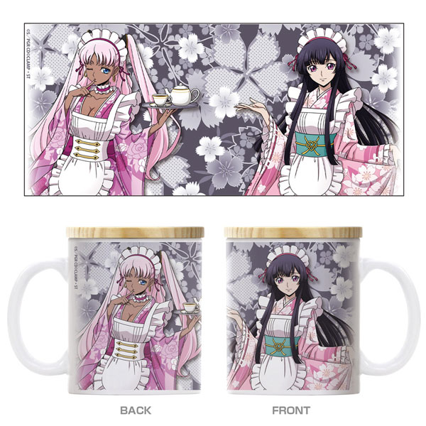 COSPA Code Geass: Roze of the Recapture New Illustration Sakuya & Catherine Full Color Mug w/Lid Japanese Style Maid Ver. รูปภาพ 1