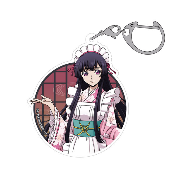 COSPA Code Geass: Roze of the Recapture New Illustration Sakuya Sumeragi Acrylic Multi Keychain Japanese Style Maid Ver. รูปภาพ 1