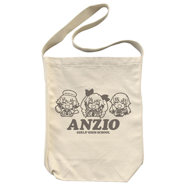 COSPA Girls und Panzer das Finale Anzio High School Shoulder Tote Bag /NATURAL รูปภาพ 1