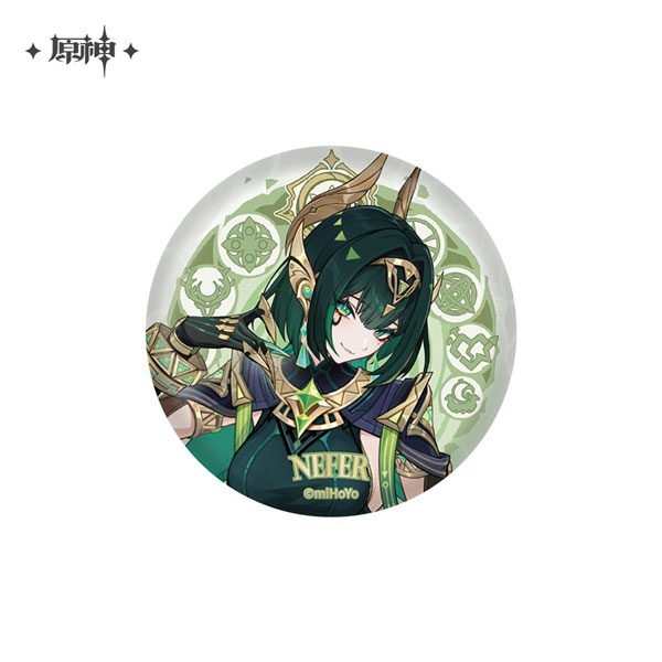 miHoYo Genshin Impact Nod-Krai Series Chara Tin Badge Nefer รูปภาพ 1