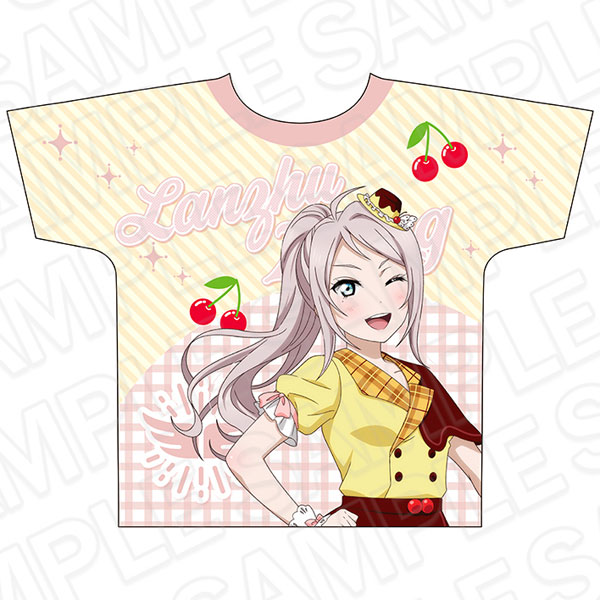 Love Live! Nijigasaki High School Idol Club Full Graphic T-shirt Lanzhu Zhong Cafe party ver.