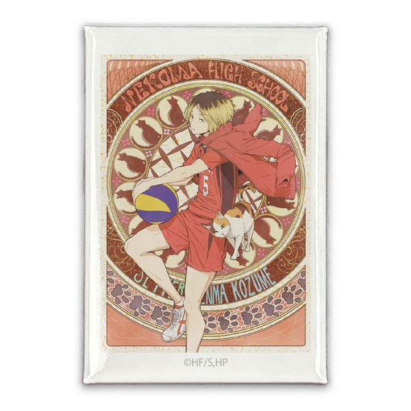 COSPA Haikyuu!! Kenma Kozume Square Tin Badge Fly High Ver. รูปภาพ 1