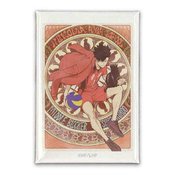 COSPA Haikyuu!! Tetsuro Kuroo Square Tin Badge Fly High Ver. รูปภาพ 1