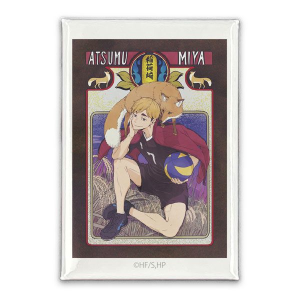 COSPA Haikyuu!! Atsumu Miyama Square Tin Badge Fly High Ver. รูปภาพ 1