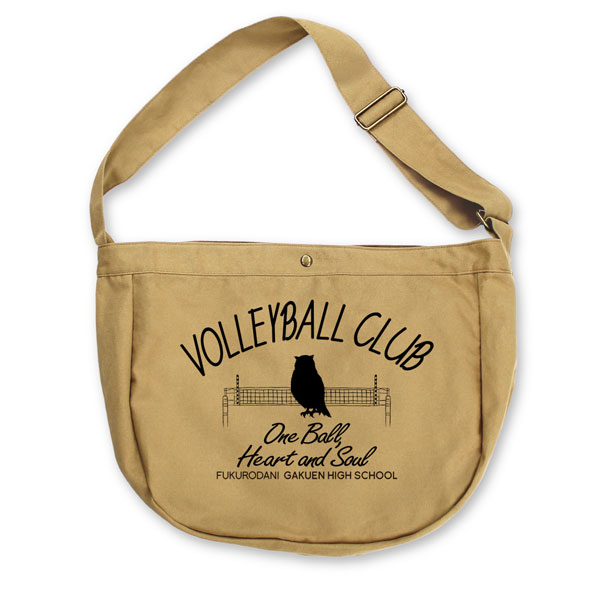 COSPA Haikyuu!! Fukurodani Academy High School Volleyball Club Newspaper Bag /SAND KHAKI รูปภาพ 1