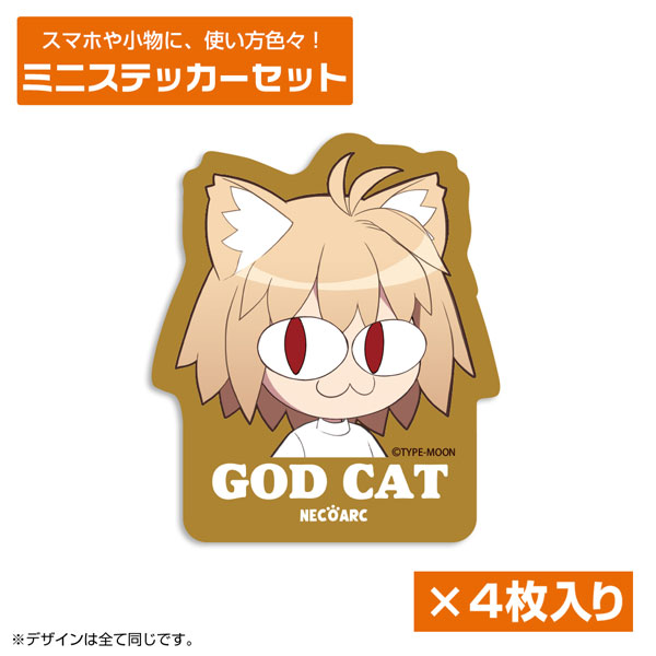 COSPA Tsukihime -A piece of blue glass moon- GOD CAT Neko Arc Mini Sticker Set รูปภาพ 1
