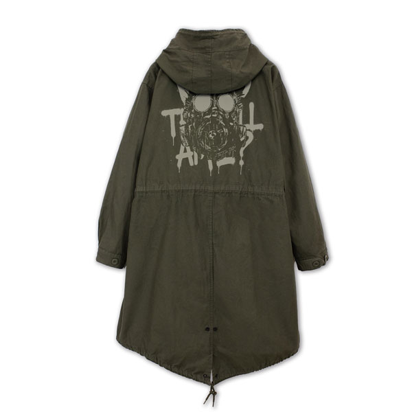 Dorohedoro (Original Series) Kaiman Mask M-51 Jacket /MOSS-L